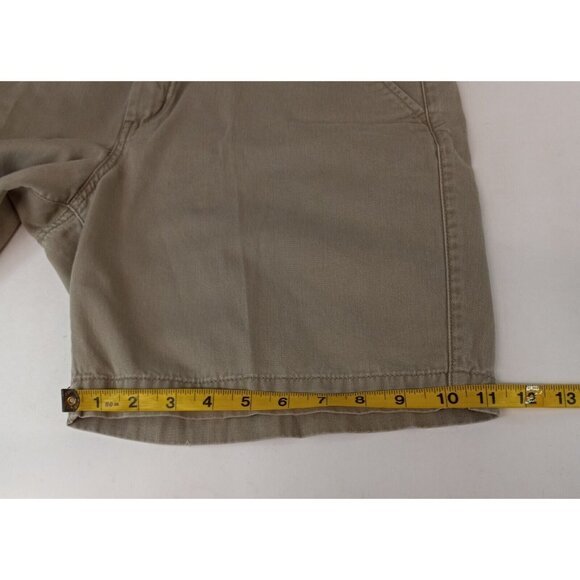The North Face Tan Flat Front Shorts Classic Style - Picture 11 of 13